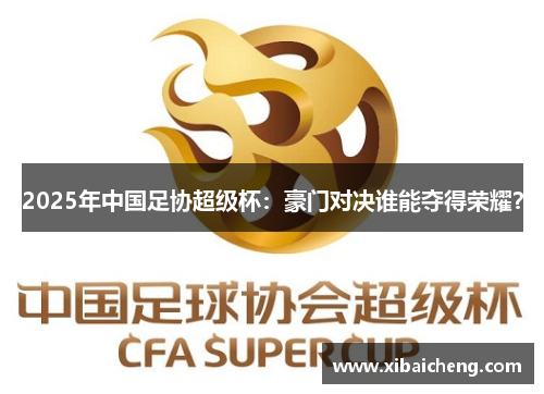 2025年中国足协超级杯:豪门对决谁能夺得荣耀? 2025年中国足协超级杯:豪门对决谁能夺得荣耀?