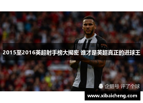 2015至2016英超射手榜大揭密 谁才是英超真正的进球王